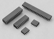 626 series Economy Female -Headers- 2.54mm x 7.87mm pitch side entry type